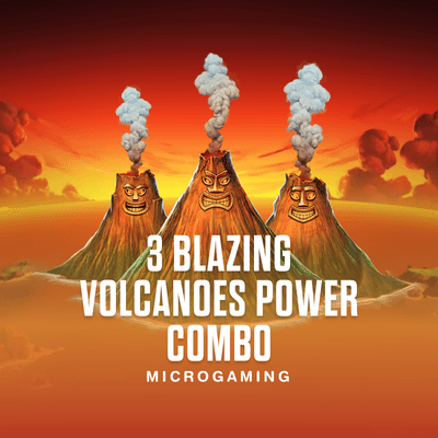 3 Blazing Volcanoes Power Combo 