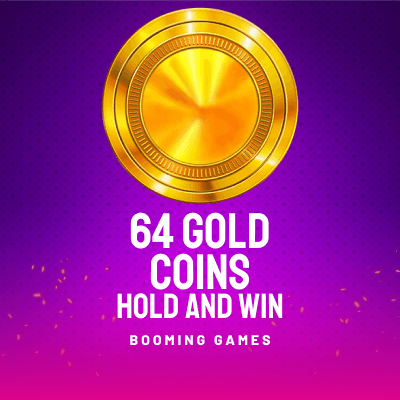 64 Gold Coins Hold and Win