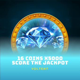 16 Coins x5000 Score the Jackpot