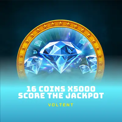 16 Coins x5000 Score the Jackpot