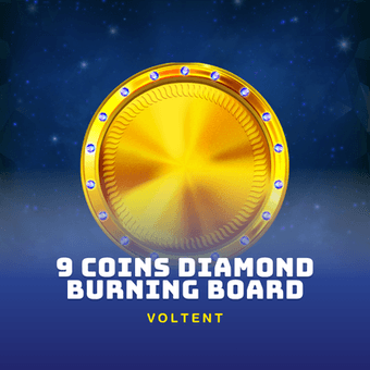 9 Coins Diamond Burning Board